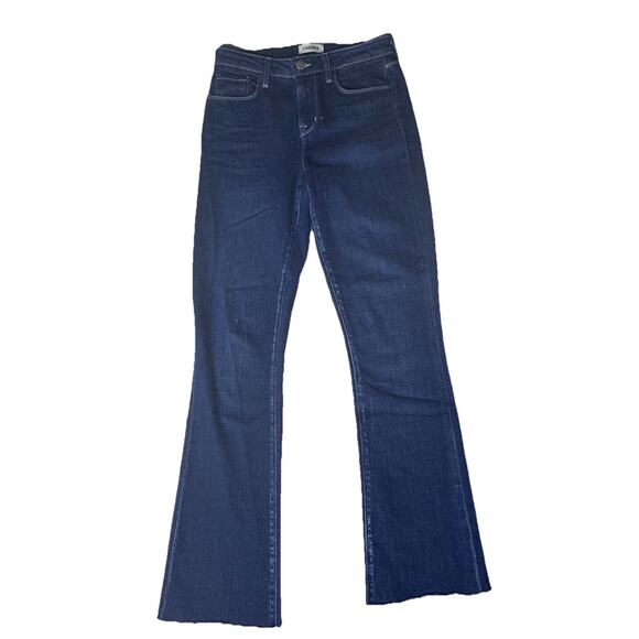 L’AGENCE RUTH HIGH RISE STRAIGHT SUTTON DENIM MEDIUM WASH JEANS 25 26/27 X 30 - Picture 1 of 7